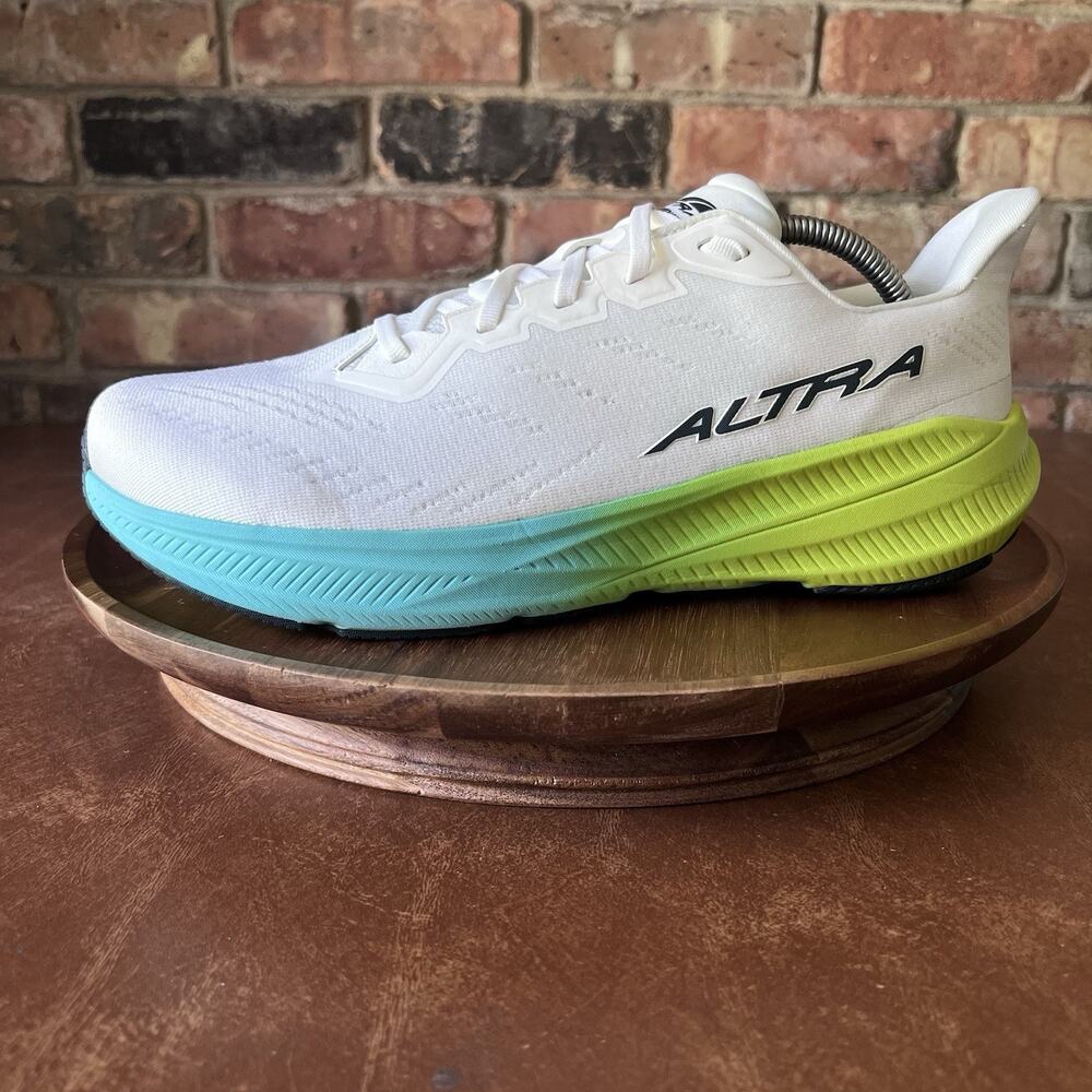 Altra Experience Flow 2 Mens 11 White Lime Running Shoes Sneakers Max Cushion